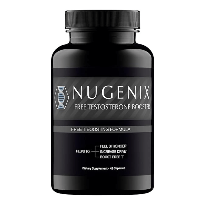 Nugenix Free Testosterone Booster Supplement for Men, 42 Count