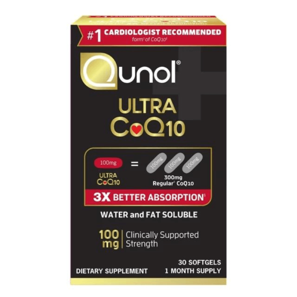 Qunol Ultra CoQ10, 100mg Softgels, Dietary Supplement, 30 Count