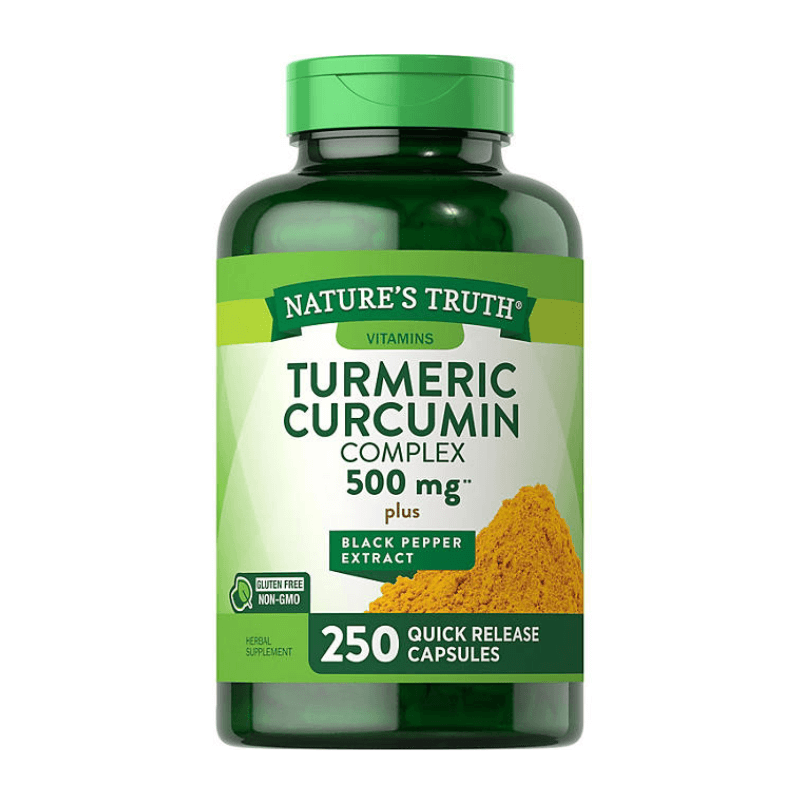 Nature's Truth Optimal Absorption Turmeric Curcumin Complex 500mg, Quick Release Capsule (250 ct.)